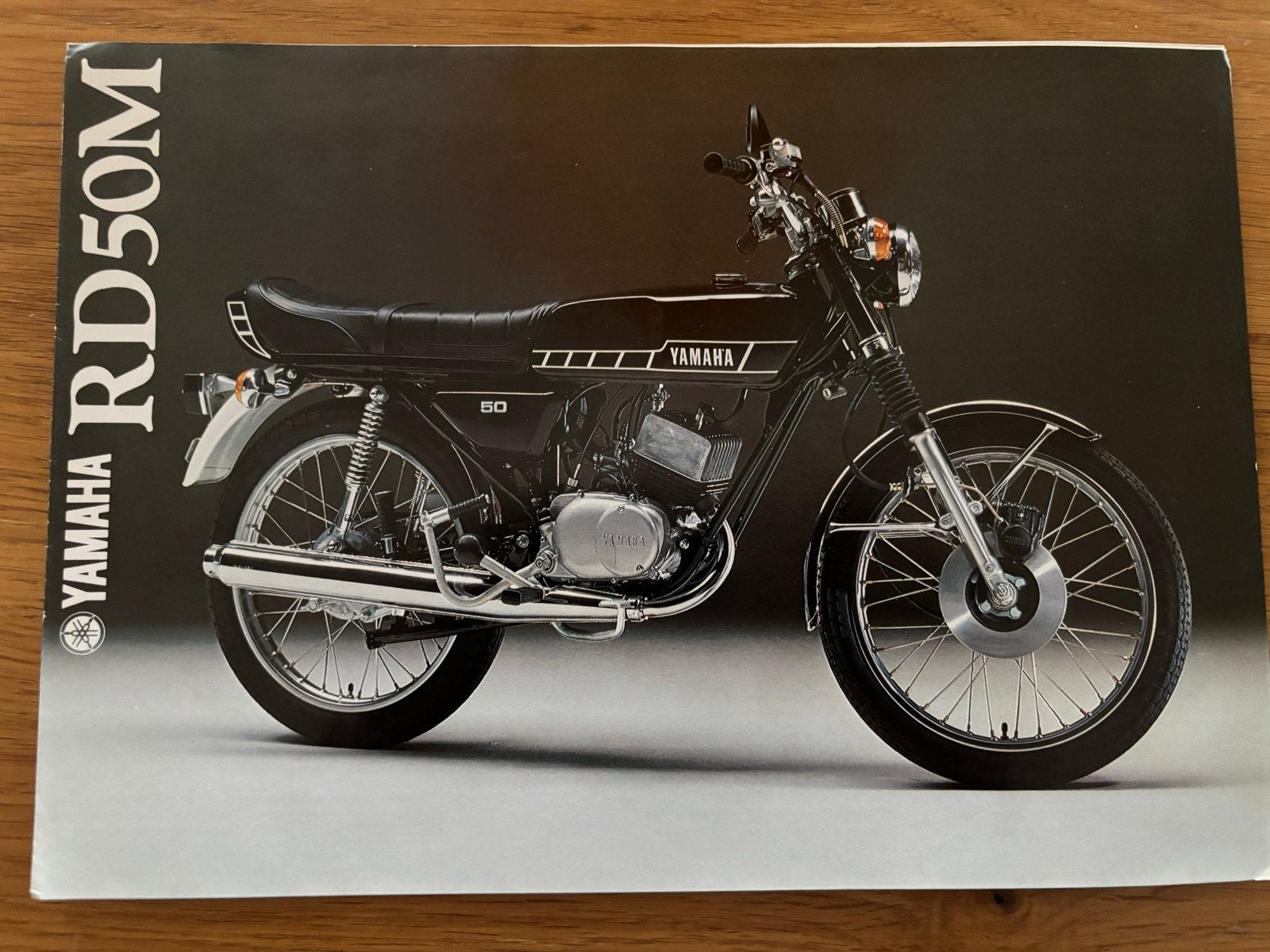 YAMAHA RD 50 M Brommer Bromfiets Folder Brochure Zeldzaam, Ophalen of Verzenden, Zo goed als nieuw