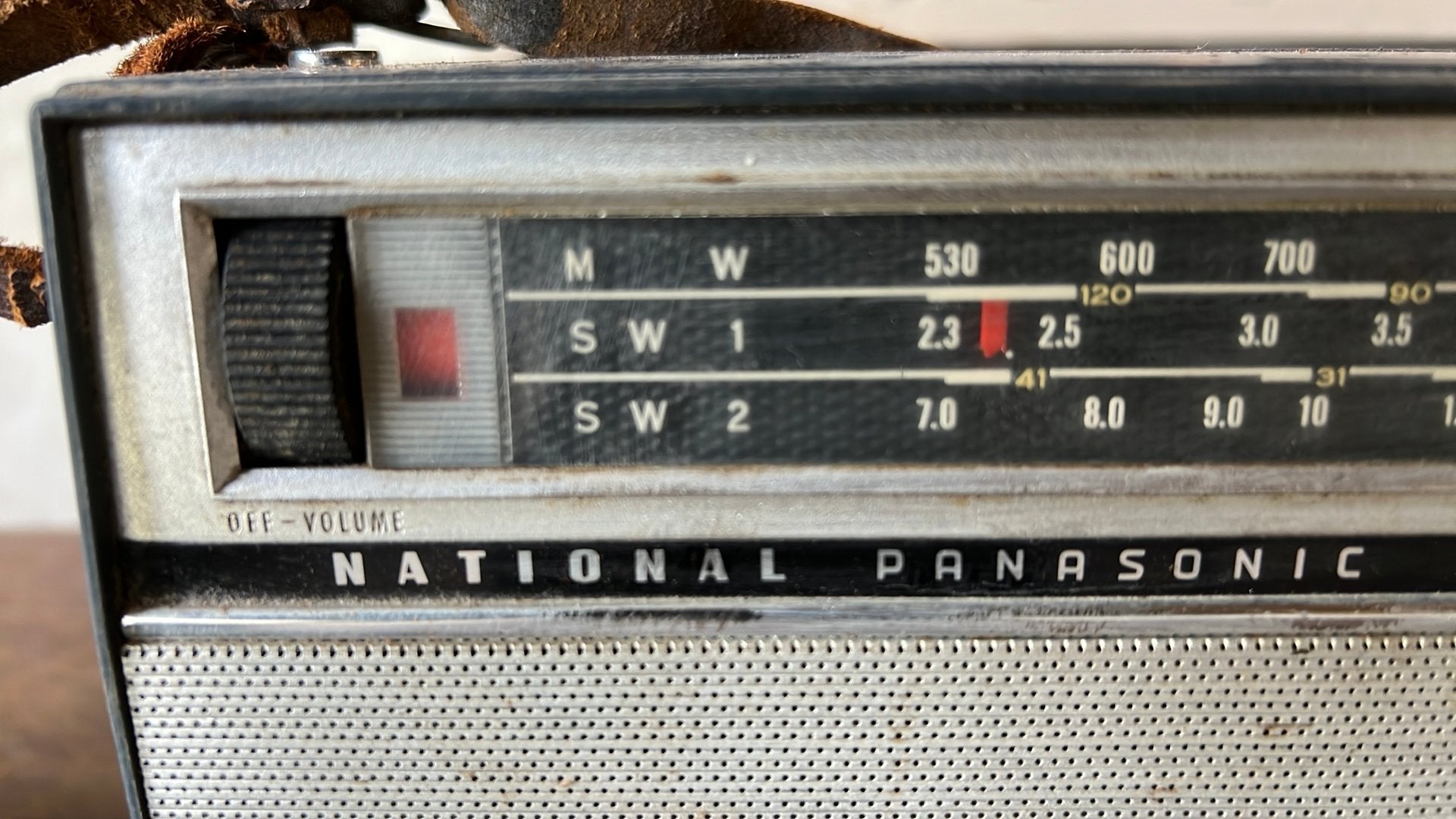 Vintage National Panasonic All Transistor Radio, Ophalen of Verzenden, Gebruikt, Radio