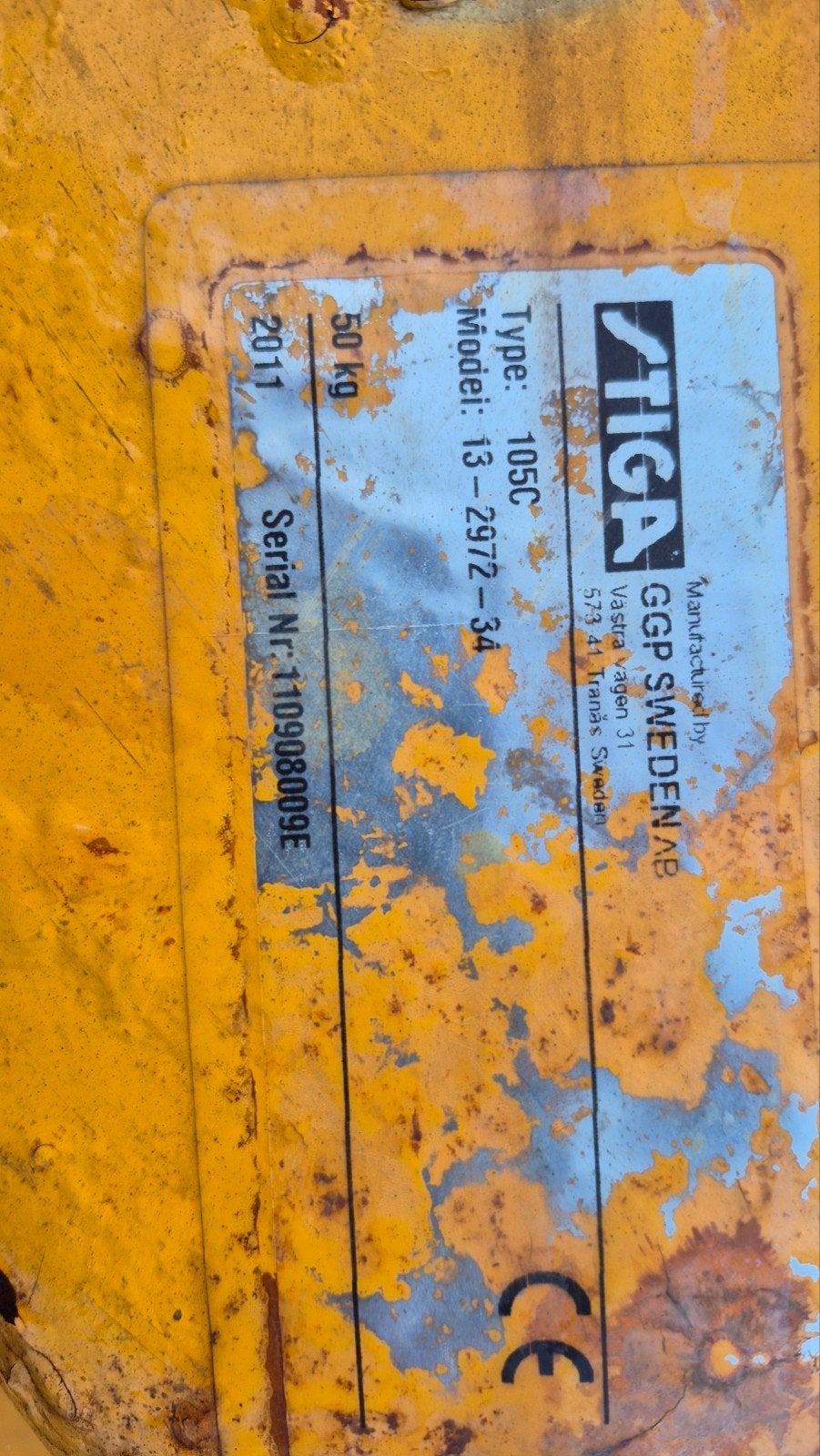 stiga maaidek type 105c model 13 2972 34, Tuin en Terras, Ophalen, Syiga