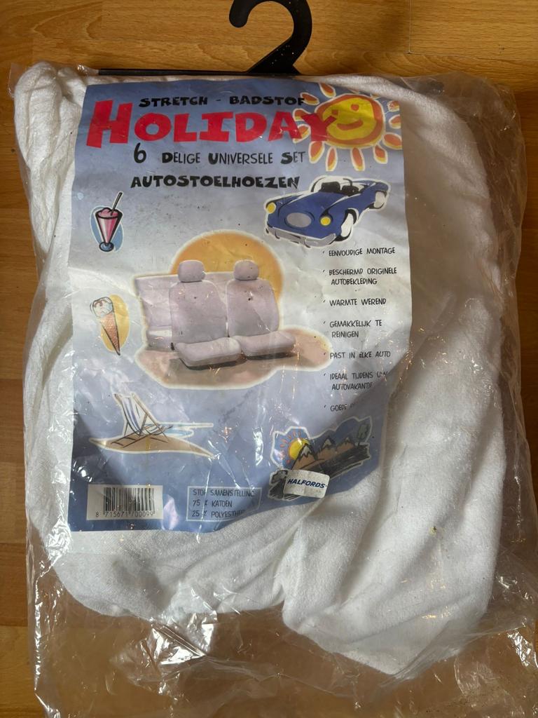 6-delige universele autostoelhoezen set van het merk Holiday, Ophalen of Verzenden, Nieuw