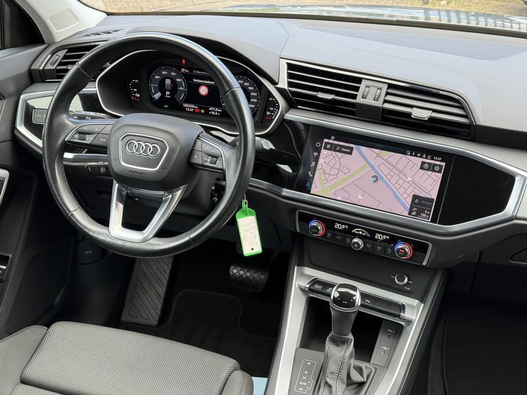 Audi Q3 45 TFSI e Advanced edition (bj 2021, automaat), Gebruikt, Parkeersensor, Hybride Elektrisch/Benzine, SUV of Terreinwagen