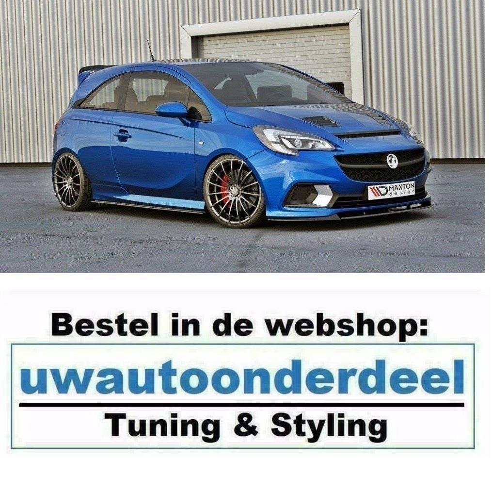 Maxton Spoiler Lip Splitter Voor Opel Corsa E OPC VXR