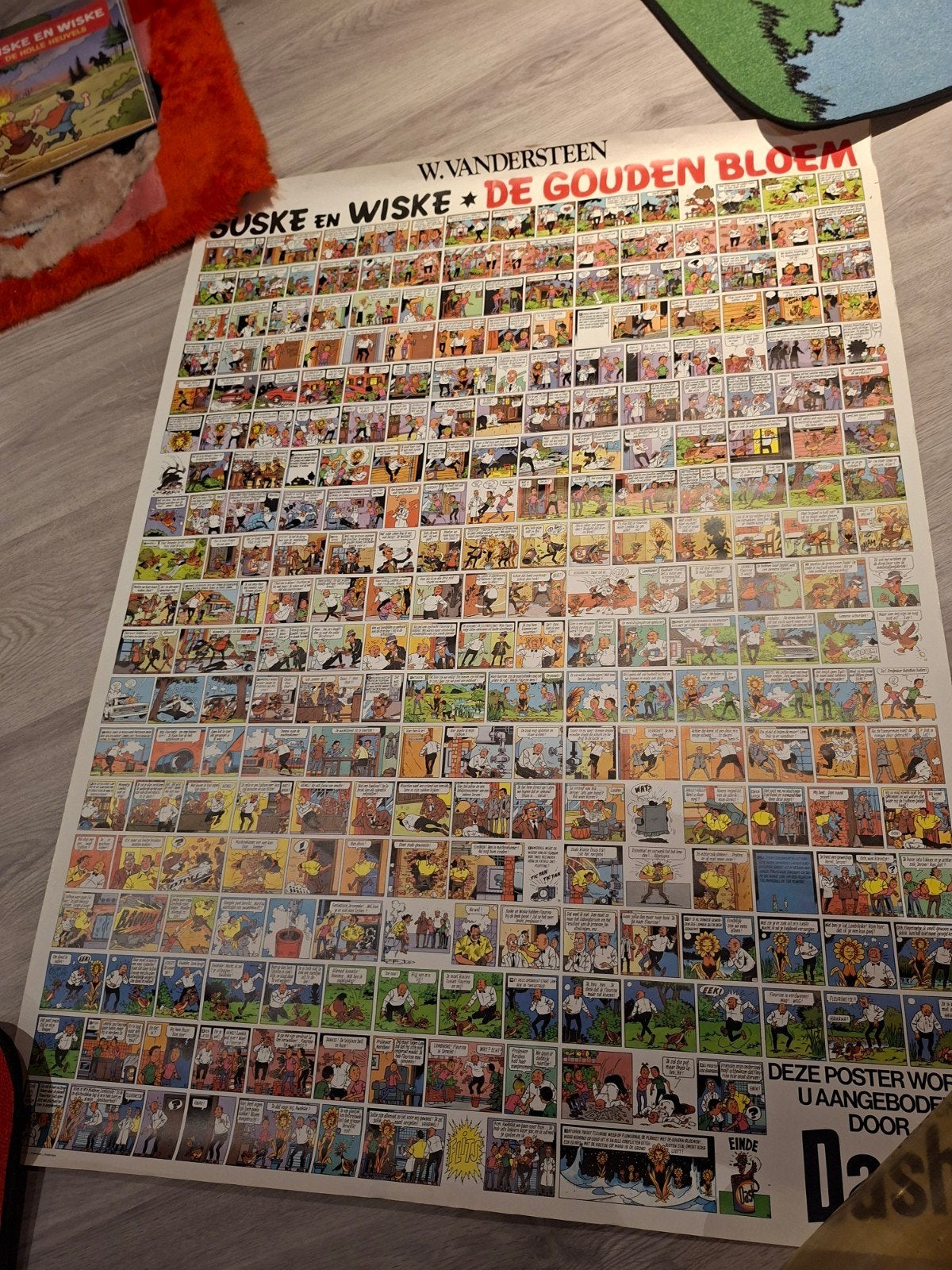 suske en wiske poster 1, Verzamelen, Ophalen of Verzenden, Suske en Wiske, Zo goed als nieuw, Boek of Spel