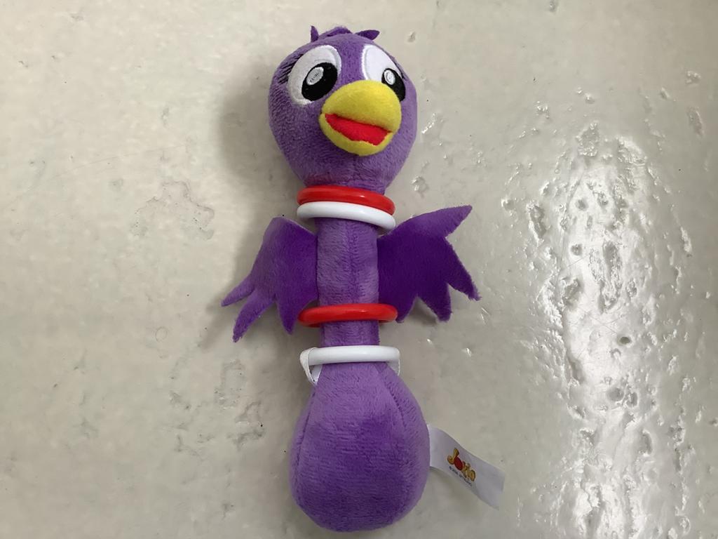 Efteling Jet rammelaar pluche knuffel baby, Ophalen of Verzenden, Zo goed als nieuw, Overige typen