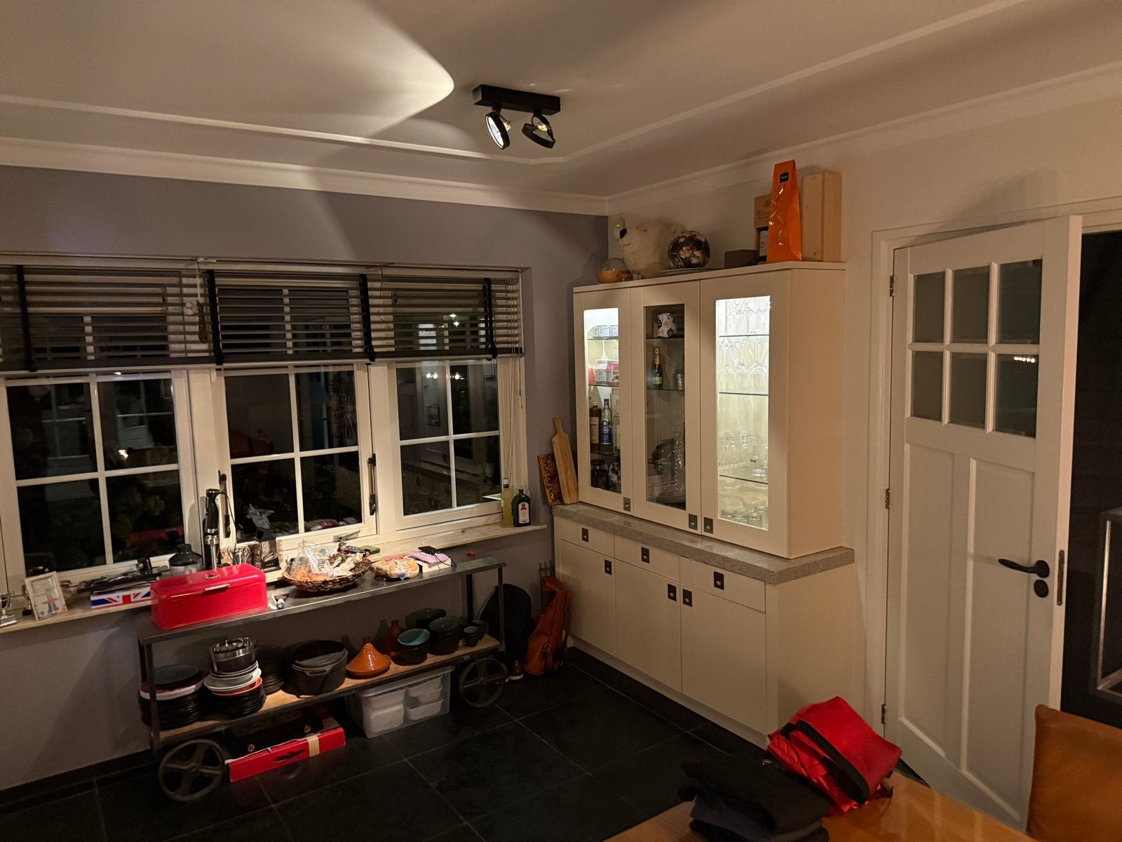 Complete luxe Leicht keuken met apparatuur en composiet blad, Ophalen, Gebruikt, Overige kleuren, Dubbelwandige keuken