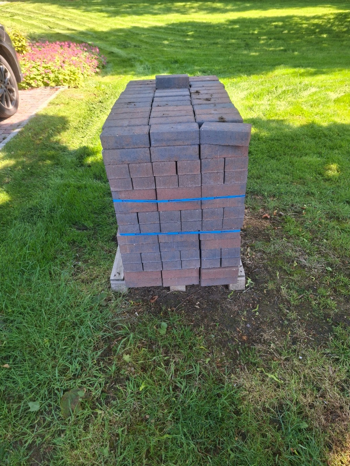 Nieuwe klinkers 7m2 op pallet, Klinkers, Nieuw, Beton, 5 tot 10 m²