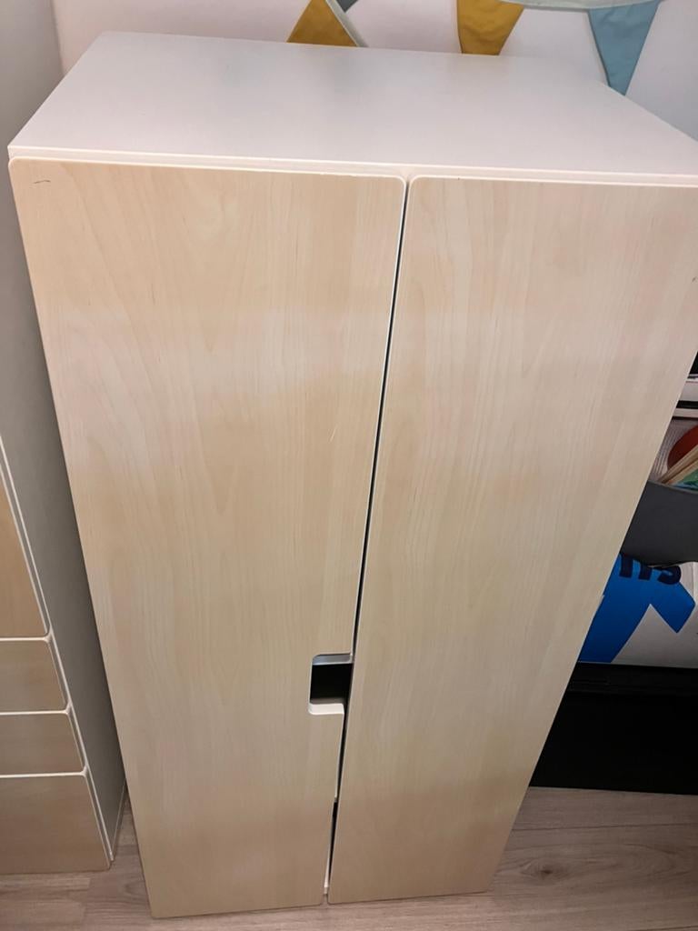 IKEA Kledingkast voor kinderkamer met planken, Ophalen, Gebruikt, 100 tot 150 cm, Meerdere deuren