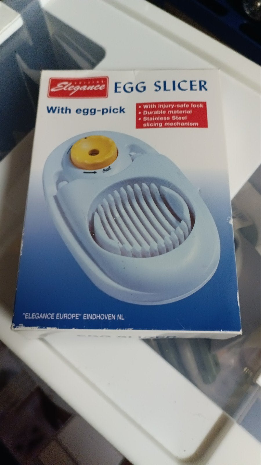 Nieuwe Elegance Eiersnijder met eierprikker, Huis en Inrichting, Keuken | Keukenbenodigdheden, Ophalen of Verzenden