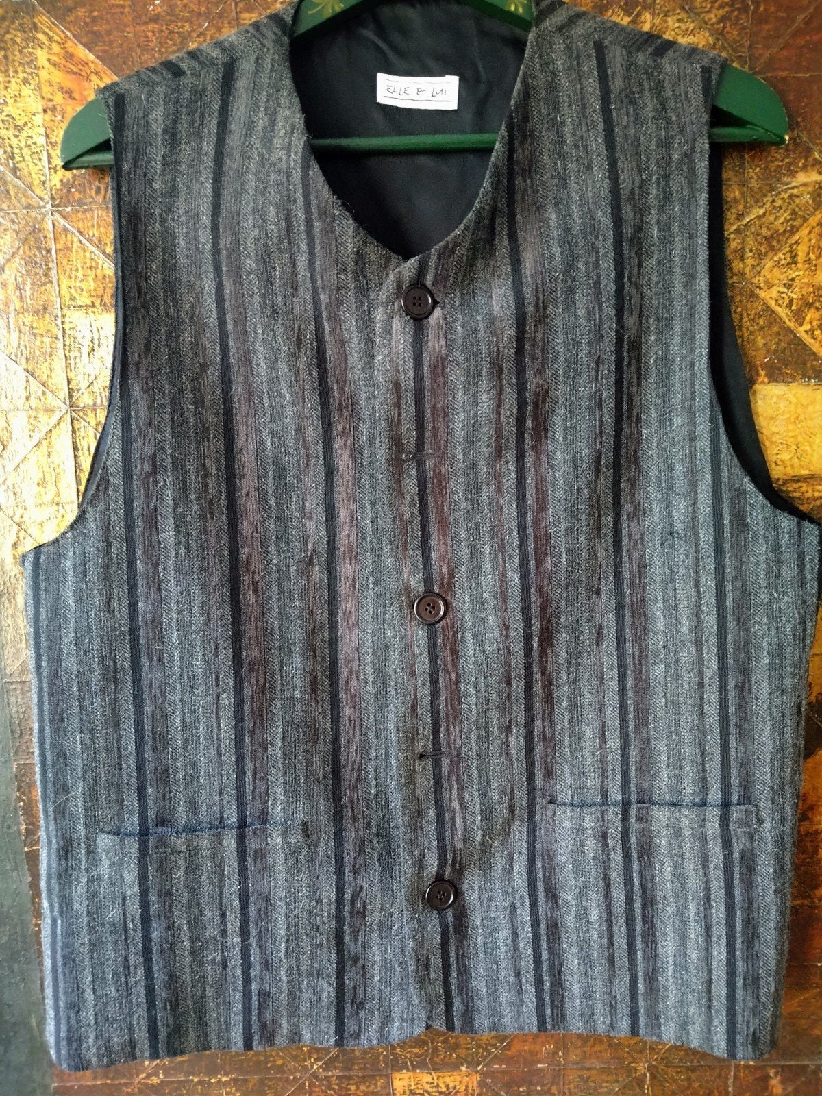 Gilet, Ophalen of Verzenden, Zo goed als nieuw, Maat 56/58 (XL), Blauw