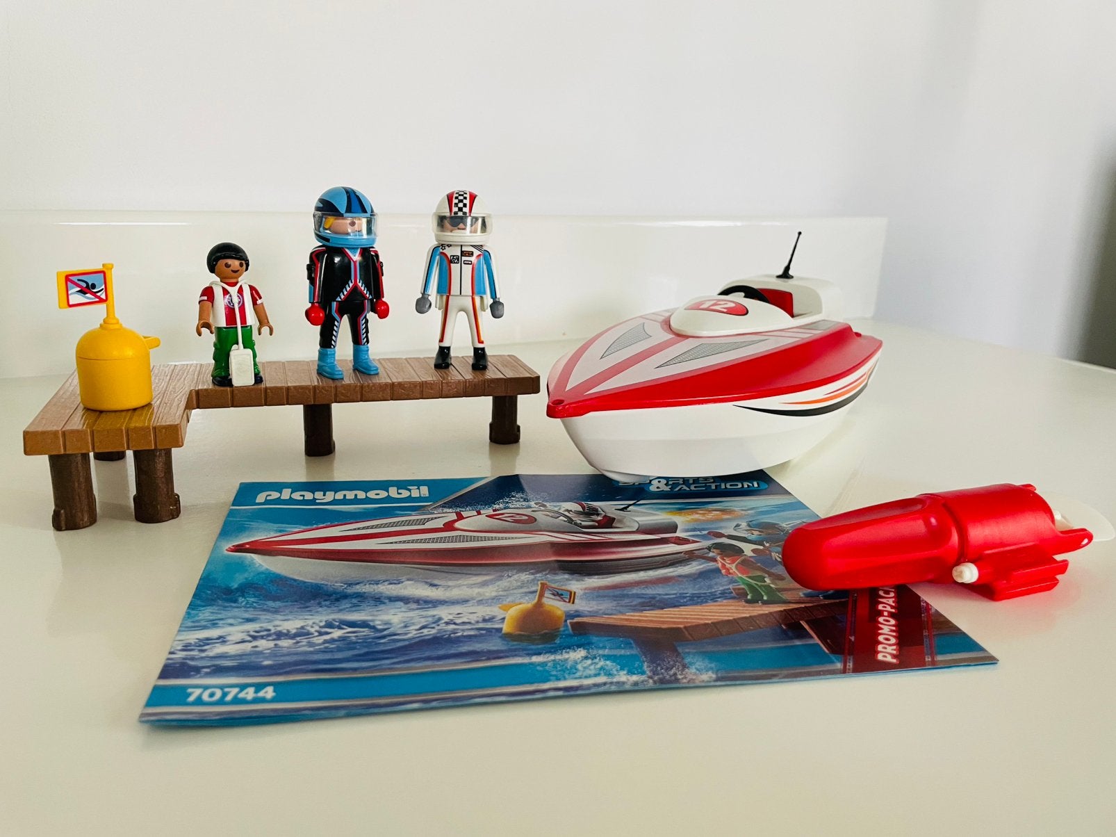 Playmobil Speedboot 70744, Ophalen, Zo goed als nieuw