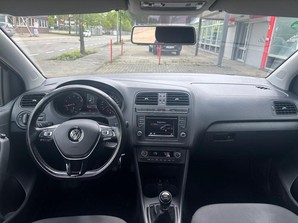Volkswagen Polo 1.0|Airco|Cruise|front assist|multimedia sch, Stof, Euro 6, Bruin, 60 pk