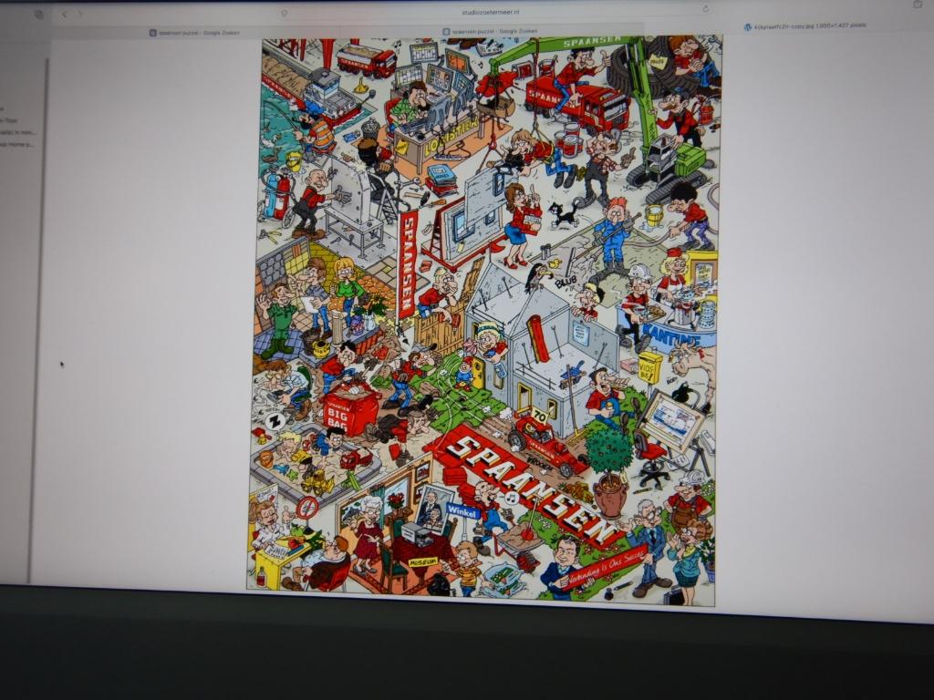 Gevraagd Leg puzzel Spaansen., Ophalen of Verzenden, Zo goed als nieuw