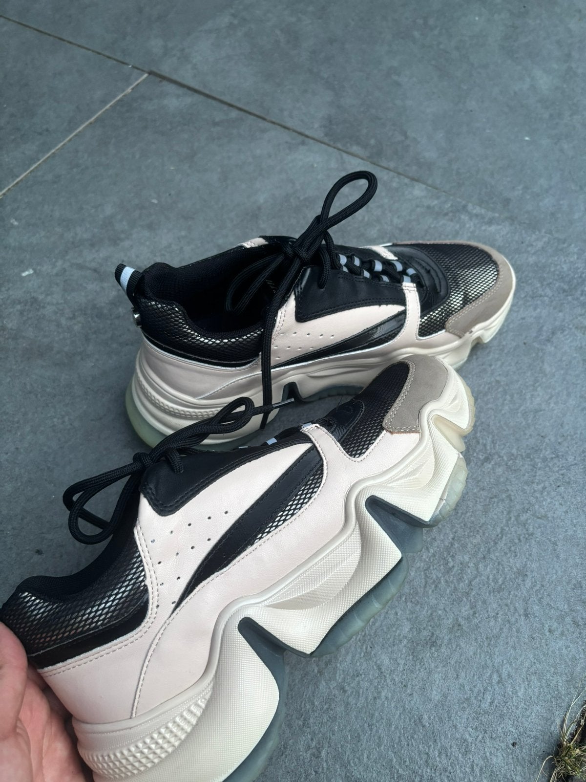 Steve Madden Chunky Platform Sneakers Maat 40 | Nieuwstaat, Zwart, Ophalen of Verzenden, Sneakers of Gympen, Zo goed als nieuw