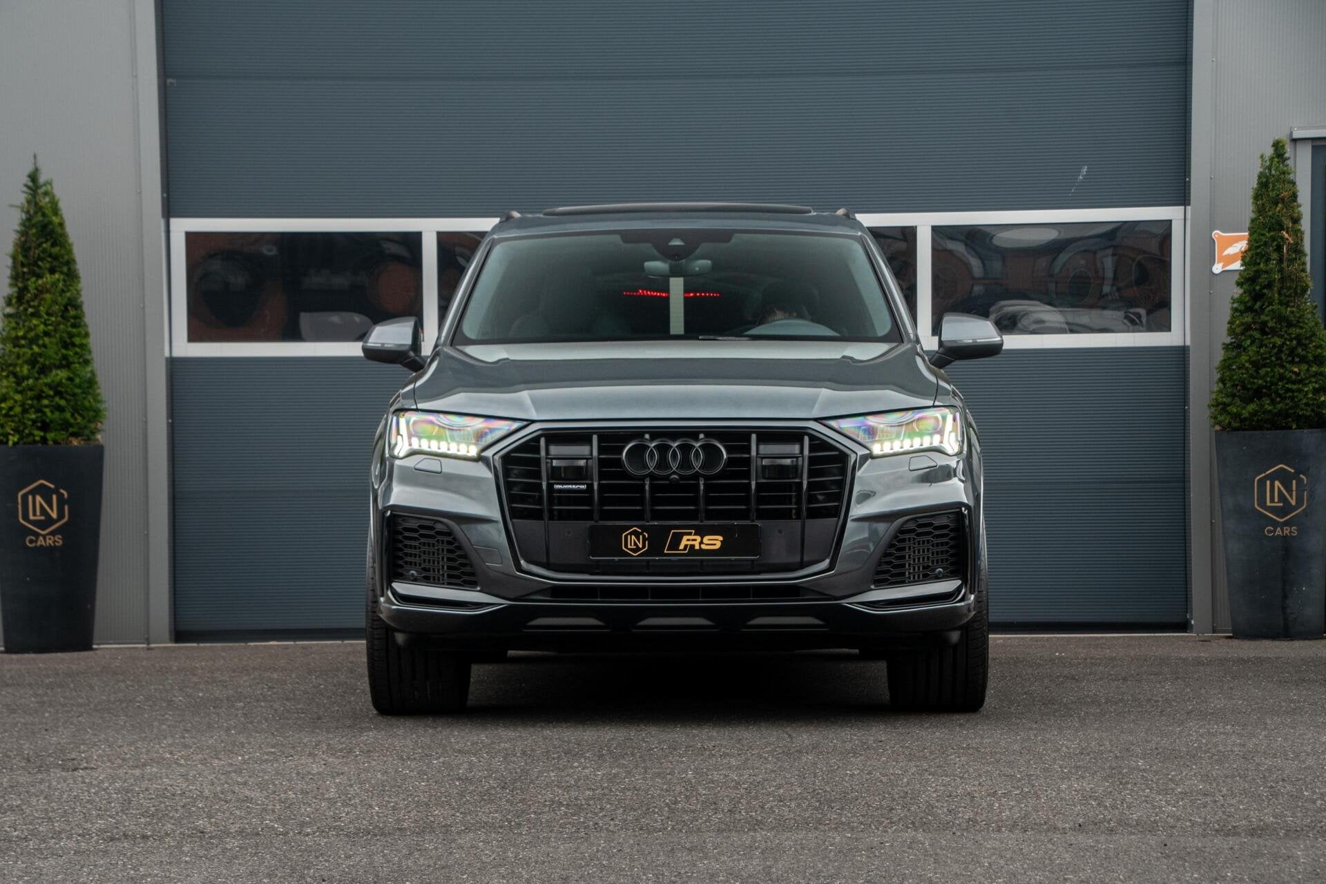 Audi Q7 55 TFSI e quattro S-line |Pano|DAB|Sfeerverlichting, Auto's, Dealer onderhouden, Gebruikt, 2995 cc, Met garantie (alle)