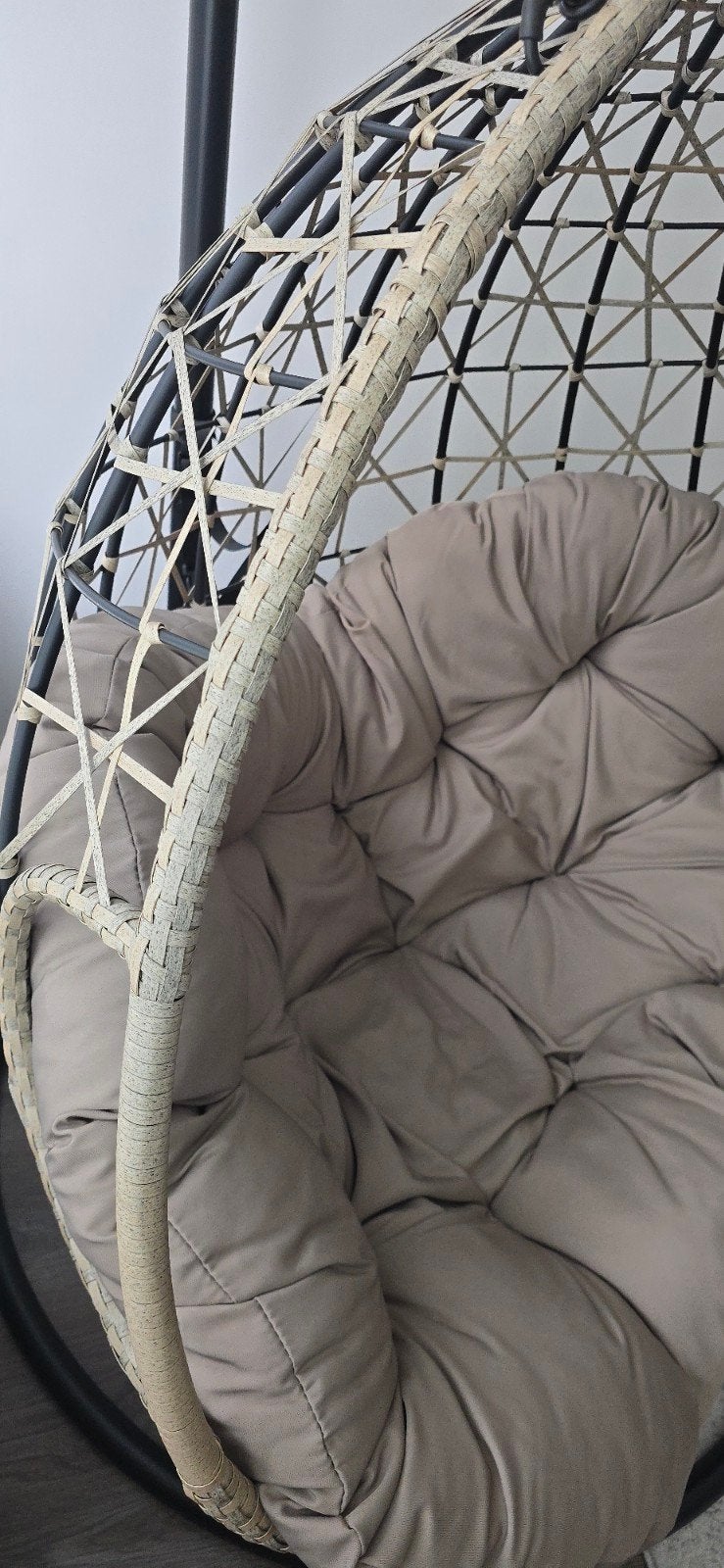 Hangstoel Loveseat Bruin - Nieuw! ø120x200 cm, Ophalen, Twee, Bruin, Nieuw