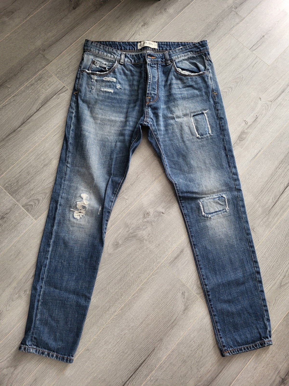 Reign Italia Wudy Amsterdam Jeans - Maat W36/34lengte, W36 - W38 (confectie 52/54), Blauw, Ophalen of Verzenden, Zo goed als nieuw