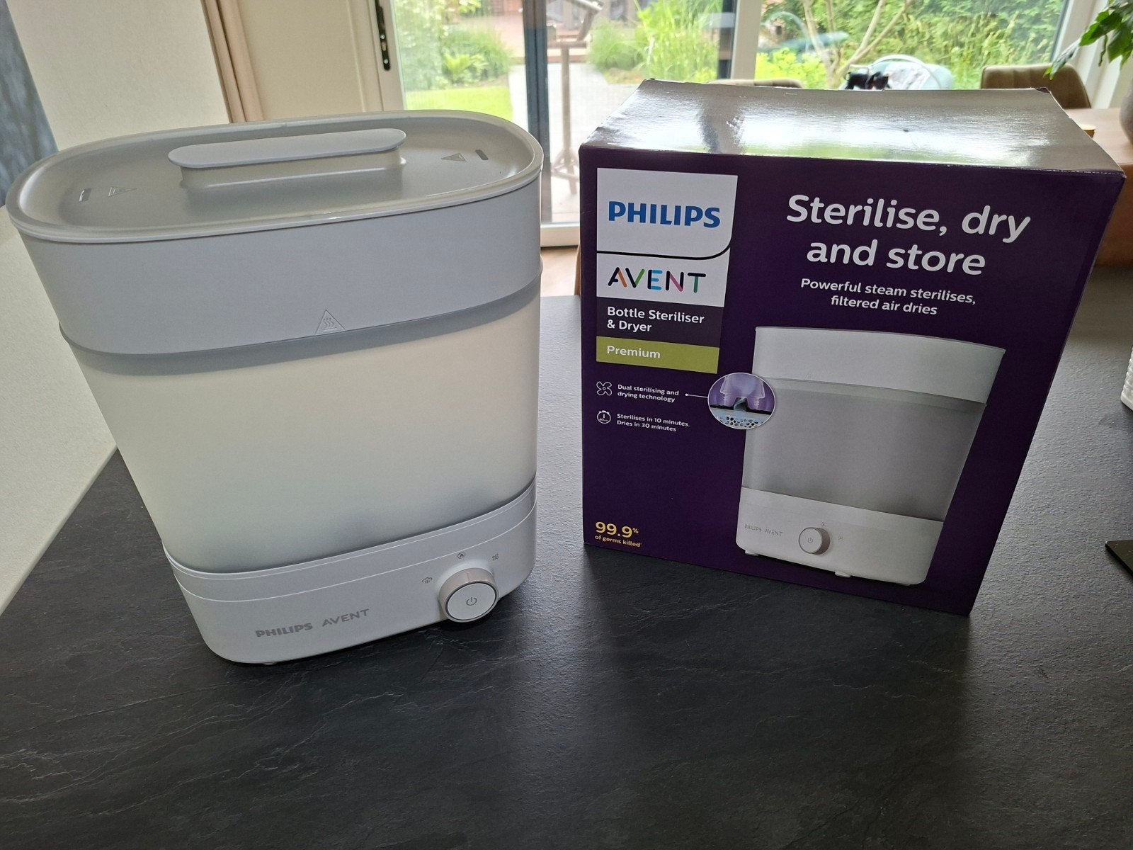 Philips Avent sterilisatie & droogapparaat, Ophalen