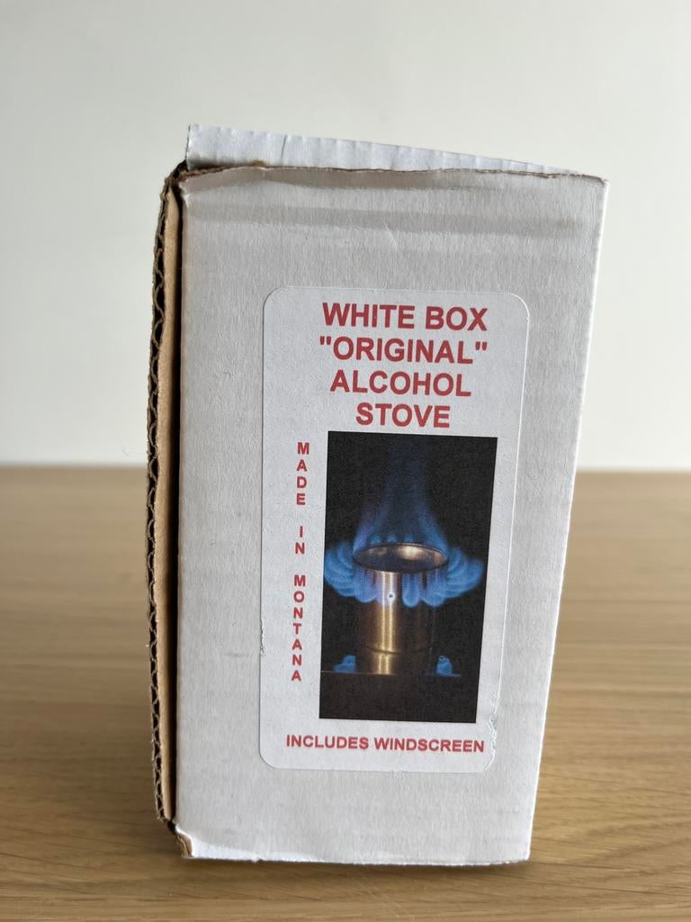 Alcohol stove, white box, Ophalen, Zo goed als nieuw