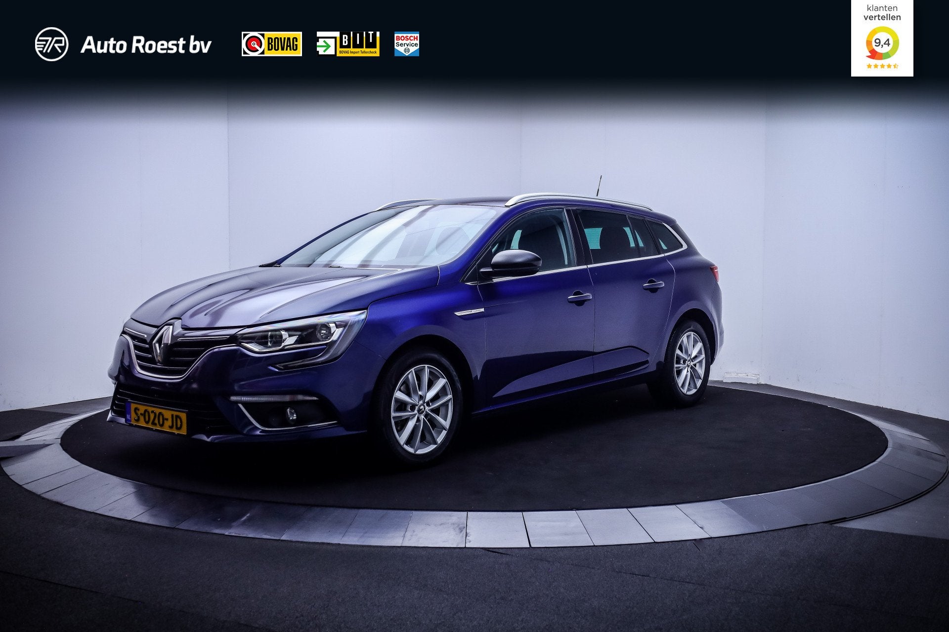 Renault Mégane Estate 1.2 TCe LIMITED CARPLAY | NAVI | DAB, Gebruikt, 4 cilinders, Blauw, 1198 cc