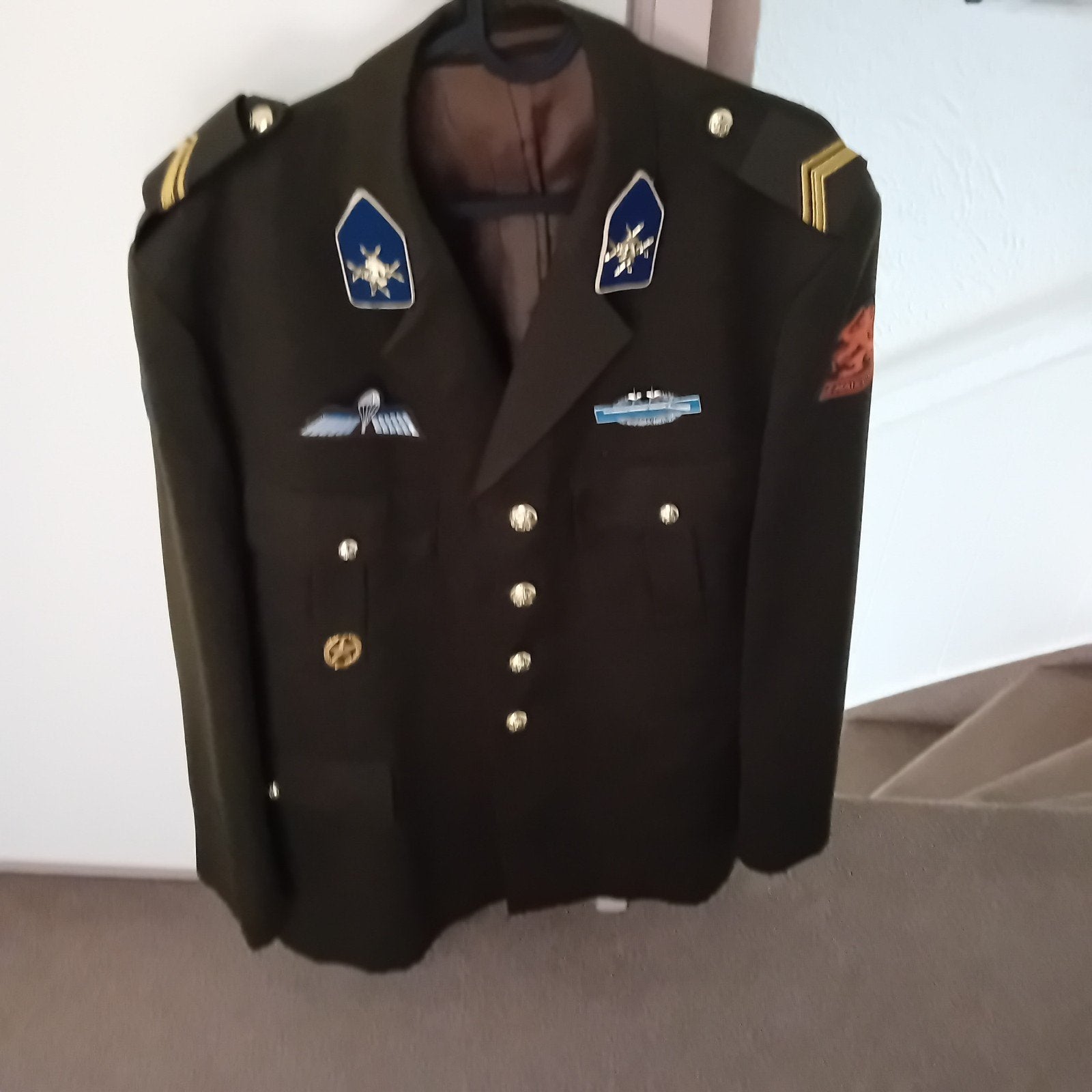 Millitair colbertjasje, Ophalen of Verzenden, Landmacht, Nederland, Kleding of Schoenen