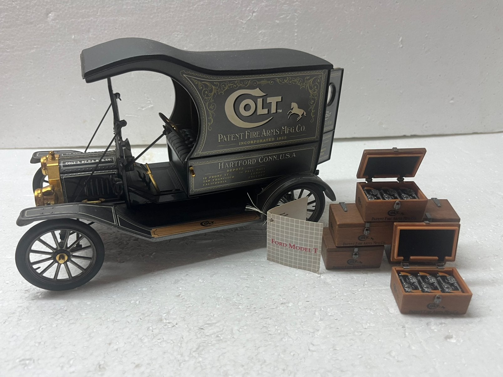 1:16 Franklin Mint Models , Ford Model T Delivery 1913, Ophalen of Verzenden, Gebruikt, Auto
