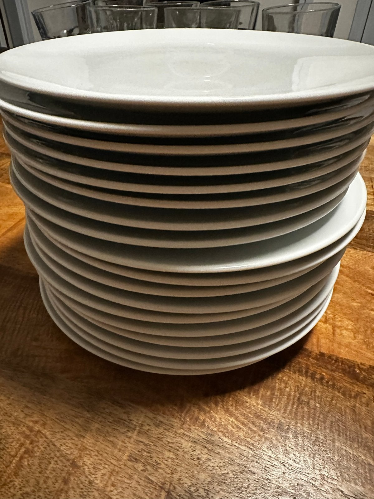 Tafelstern horeca‑borden – 18 stuks – topkwaliteit porselein, Ophalen, Gebruikt, Overige merken, Bord(en)
