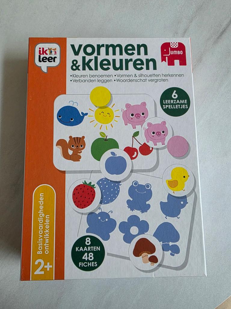 Jumbo Ik Leer Vormen & Kleuren - Educatief Spel 2+, Ophalen of Verzenden, Zo goed als nieuw, Overige typen