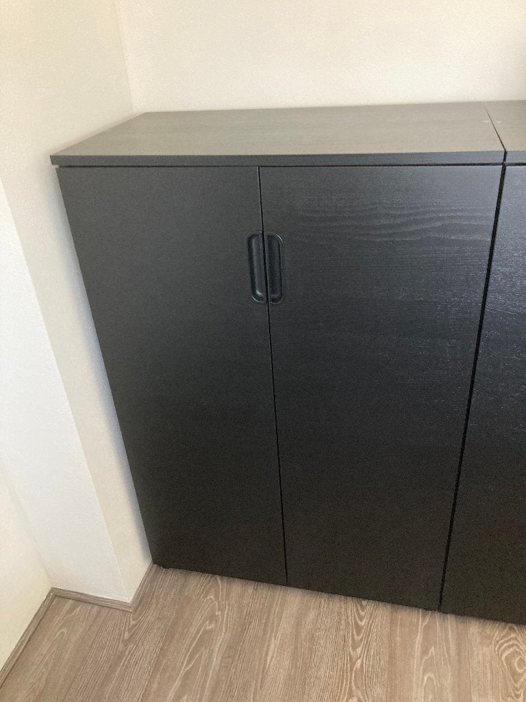 2 stuks ZGAN IKEA Galant kast zwart 120x80x45 cm, Ophalen, Zo goed als nieuw