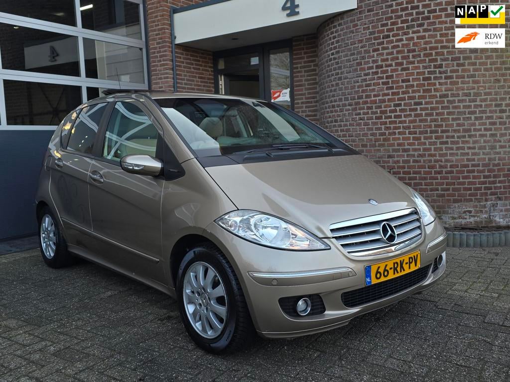 Mercedes-Benz A-klasse 150 Elegance Automaat |Airco |Apk |Na, 15 km/l, 400 kg, Beige, Origineel Nederlands