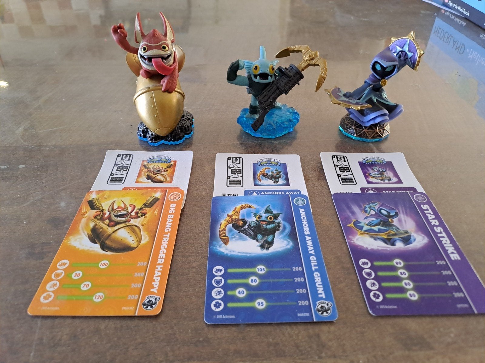 3 Skylanders Giants (Serie 3) met kaarten, Ophalen of Verzenden