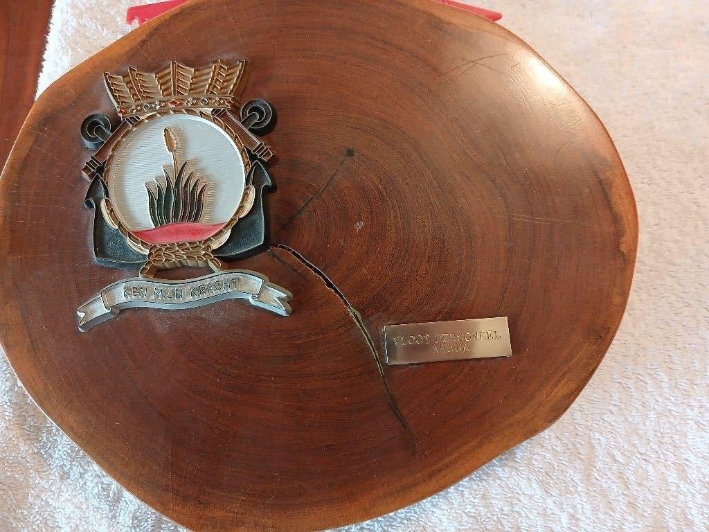 bijzonde aandenken van zeemacht Aruba, Ophalen of Verzenden, Marine, Nederland, Embleem of Badge