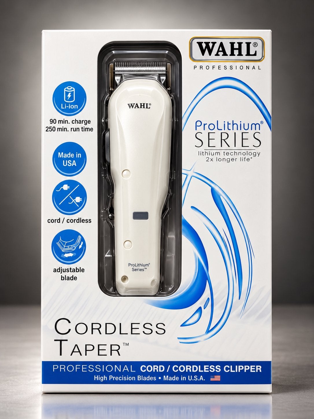 Wahl Cordless Taper Tondeuse - Professioneel & Draadloos, Ophalen of Verzenden, Nieuw, Tondeuse