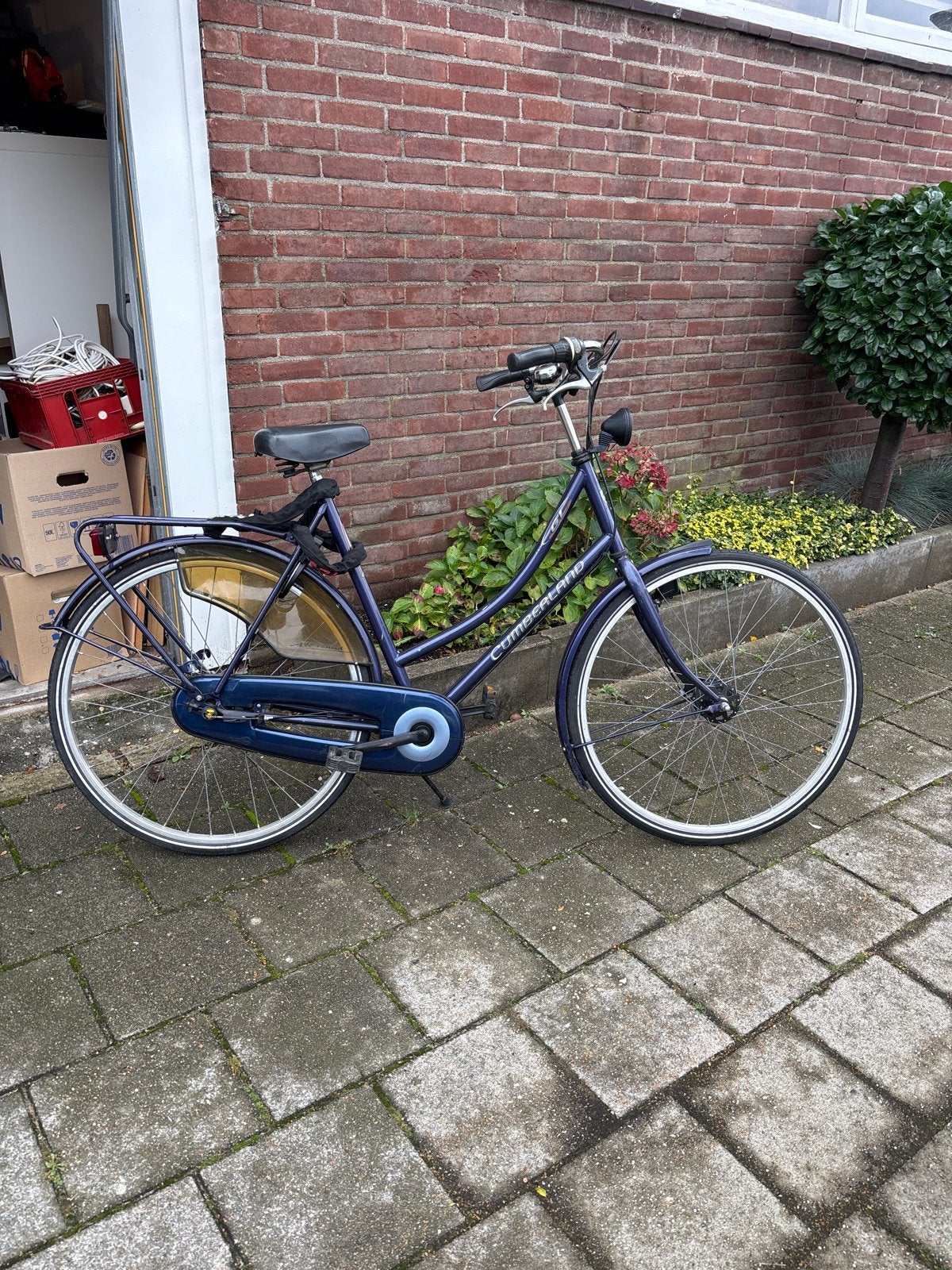 Cumberland Damesfiets - 3 versnellingen, 57 cm frame, Gebruikt, Velgrem, Versnellingen, 56 cm of meer