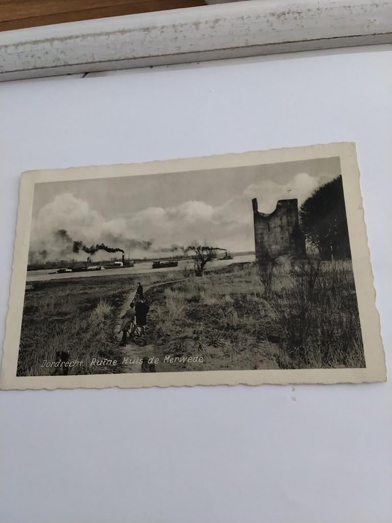 DORDRECHT  1930 RUINE. HUIS DE MERWEDE, Ophalen of Verzenden, 1920 tot 1940, Zuid-Holland