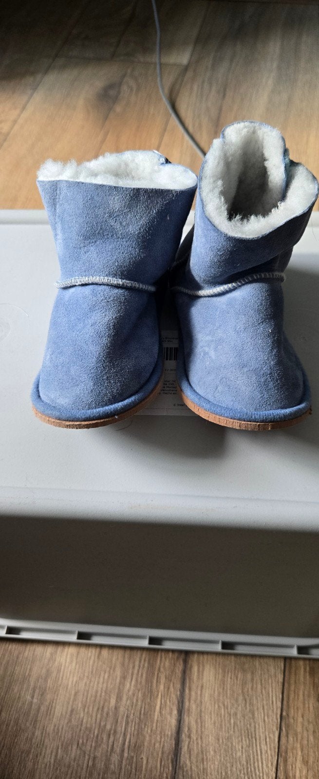 Handgemaakte Texelana slofjes - Maat 23, Kinderen en Baby's, Slofjes, Jongetje of Meisje, Texelana, Ophalen of Verzenden