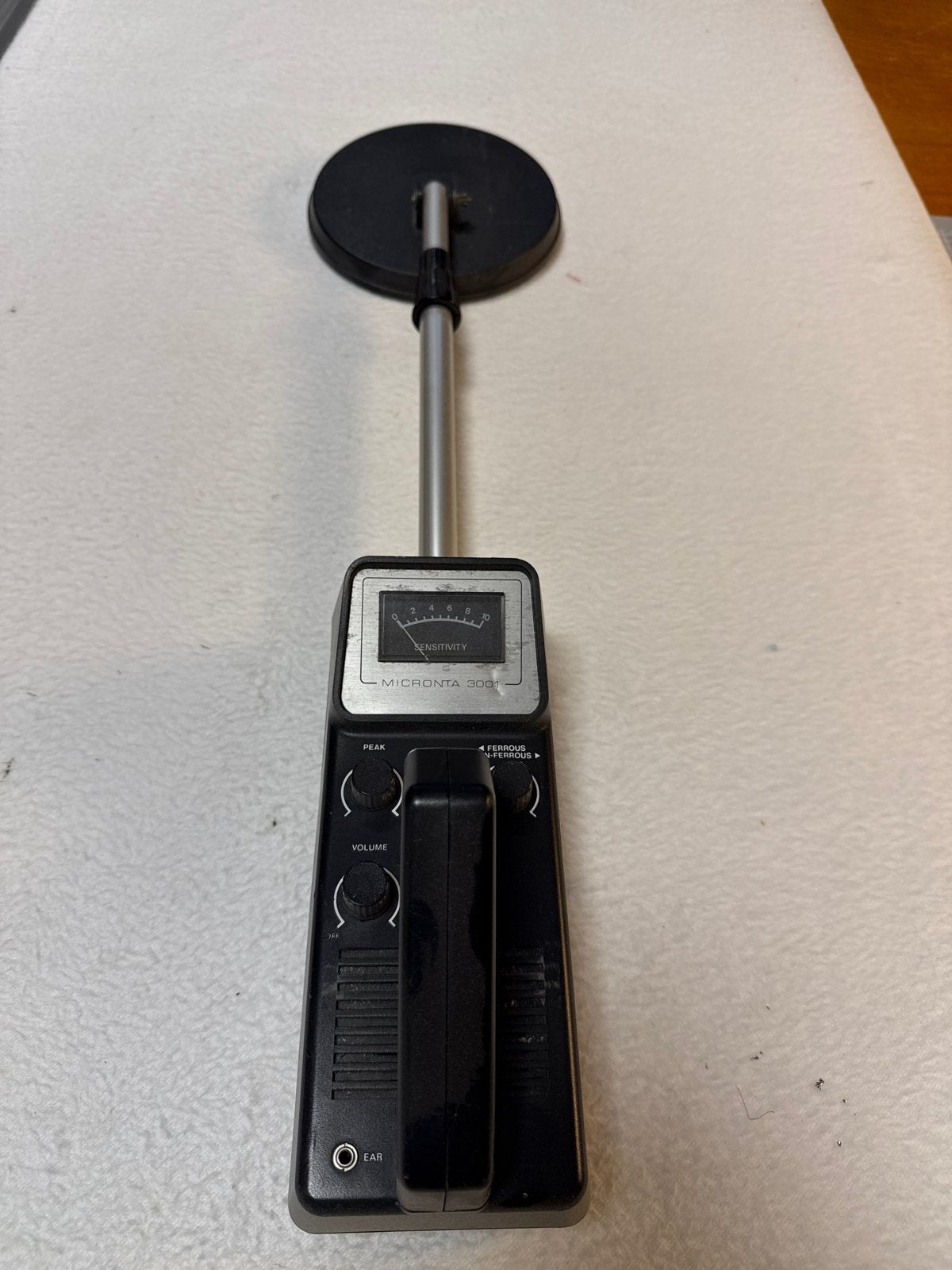 Micronta 3001 Metaaldetector - Vintage Model, 30 cm of minder, Ophalen, Overige merken, Gebruikt