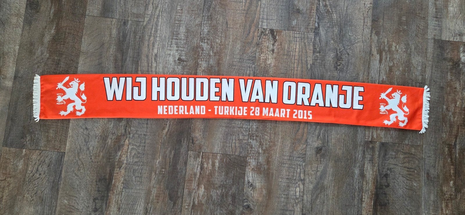Sjaal Nederland - Turkije, Verzamelen, Ophalen of Verzenden, Zo goed als nieuw, Overige binnenlandse clubs, Vaantje of Sjaal
