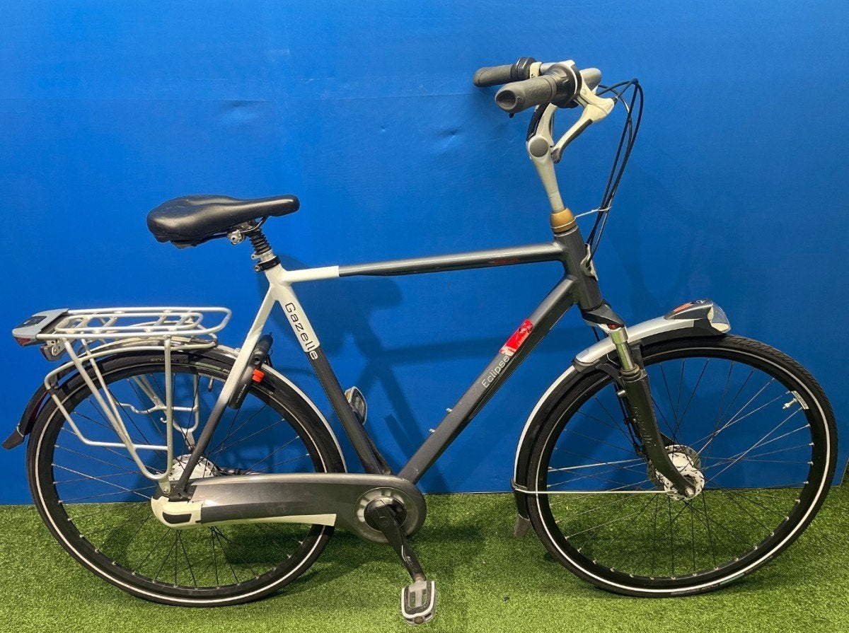 Gazelle Eclipse L.e. Heren Meteoor Grijs 61cm, Fietsen en Brommers, Fietsen | Heren | Herenfietsen, Ophalen, Gebruikt, -, -