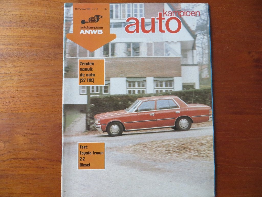 Autokampioen 12 1980 Toyota Crown 2.2. Diesel, 27 MC: zenden, Ophalen of Verzenden, Nieuw, Toyota