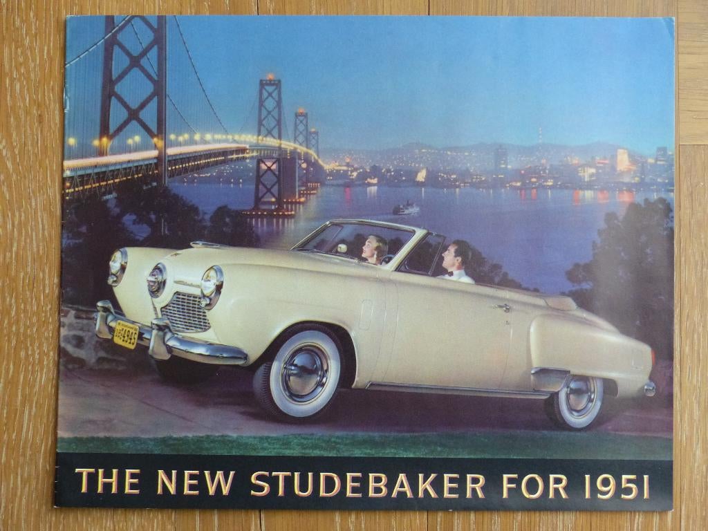 Studebaker 1951 prestige brochure  USA, Verzenden, Zo goed als nieuw, Overige merken