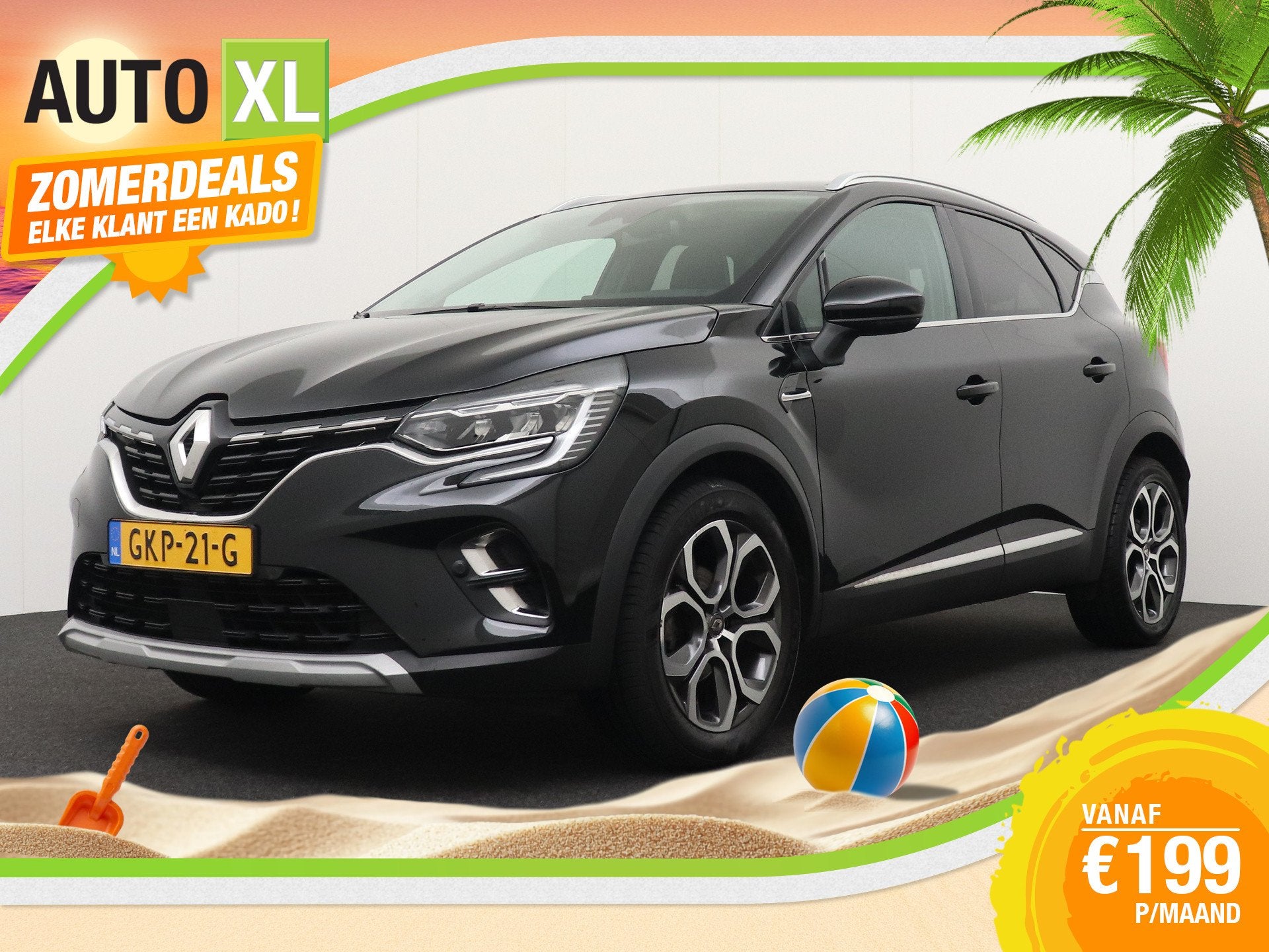Renault Captur 1.0 TCe 90 Edition One Carplay Camera Cruise, Auto's, Renault, Bedrijf, Te koop, Captur, ABS, Achteruitrijcamera