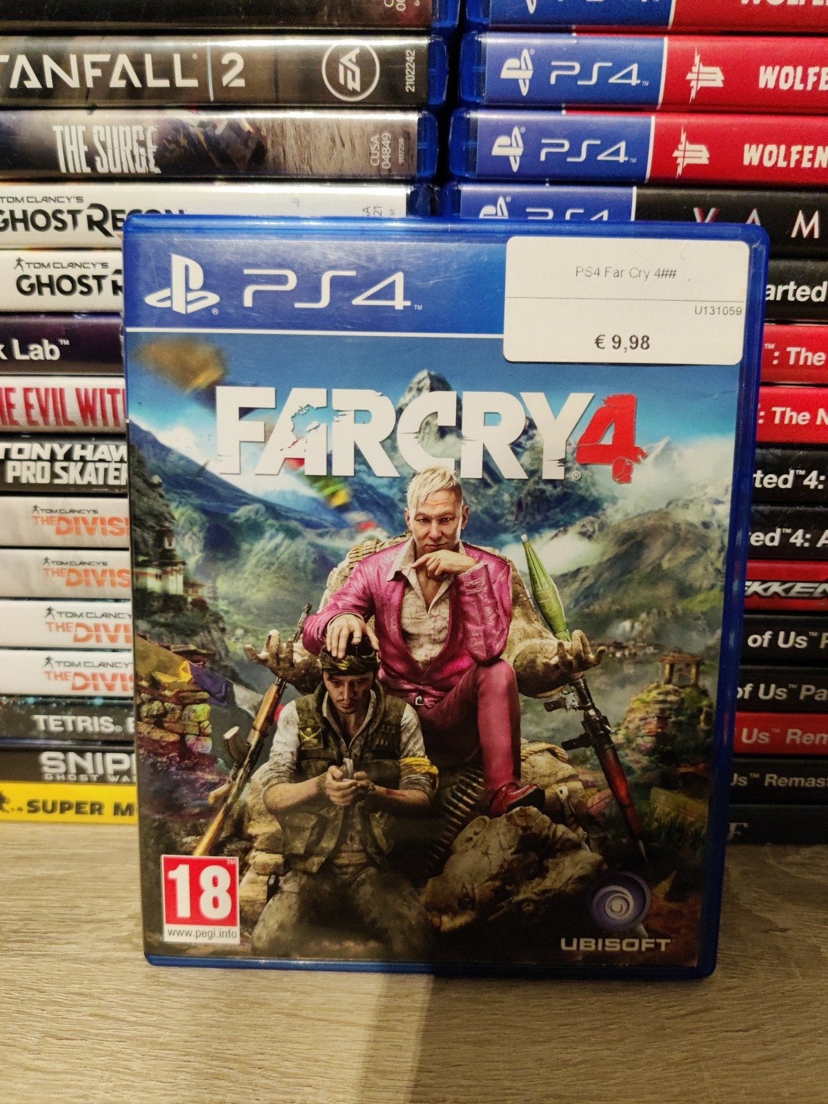 far cry 4 playstation 4, 1 speler, Zo goed als nieuw, Vanaf 3 jaar, K