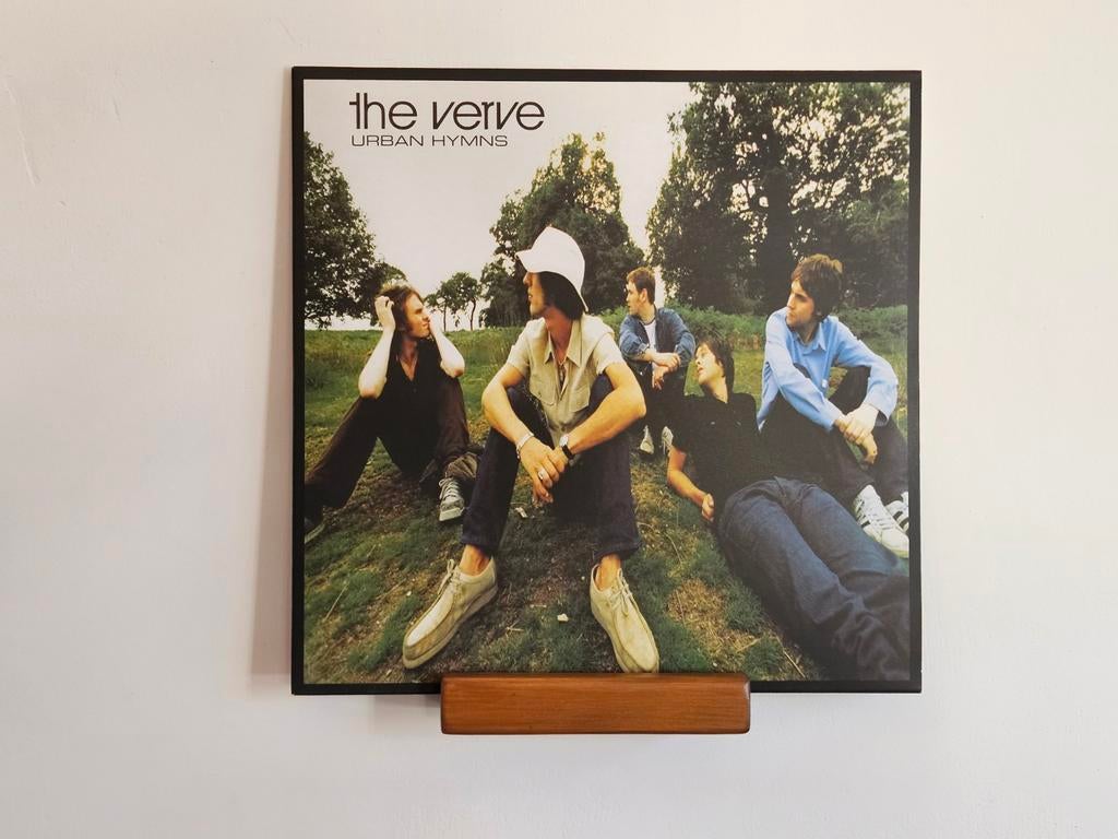 LP houder set van 3 – massief hout - vinyl wandplank, Ophalen of Verzenden, Nieuw