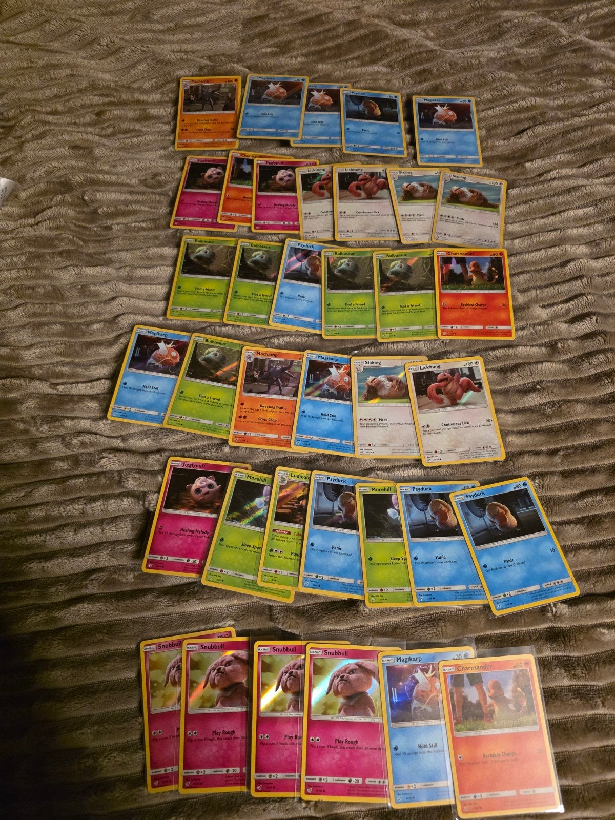 Pokemon detective pikachu holo's, Ophalen of Verzenden, Zo goed als nieuw, Meerdere kaarten, Foil