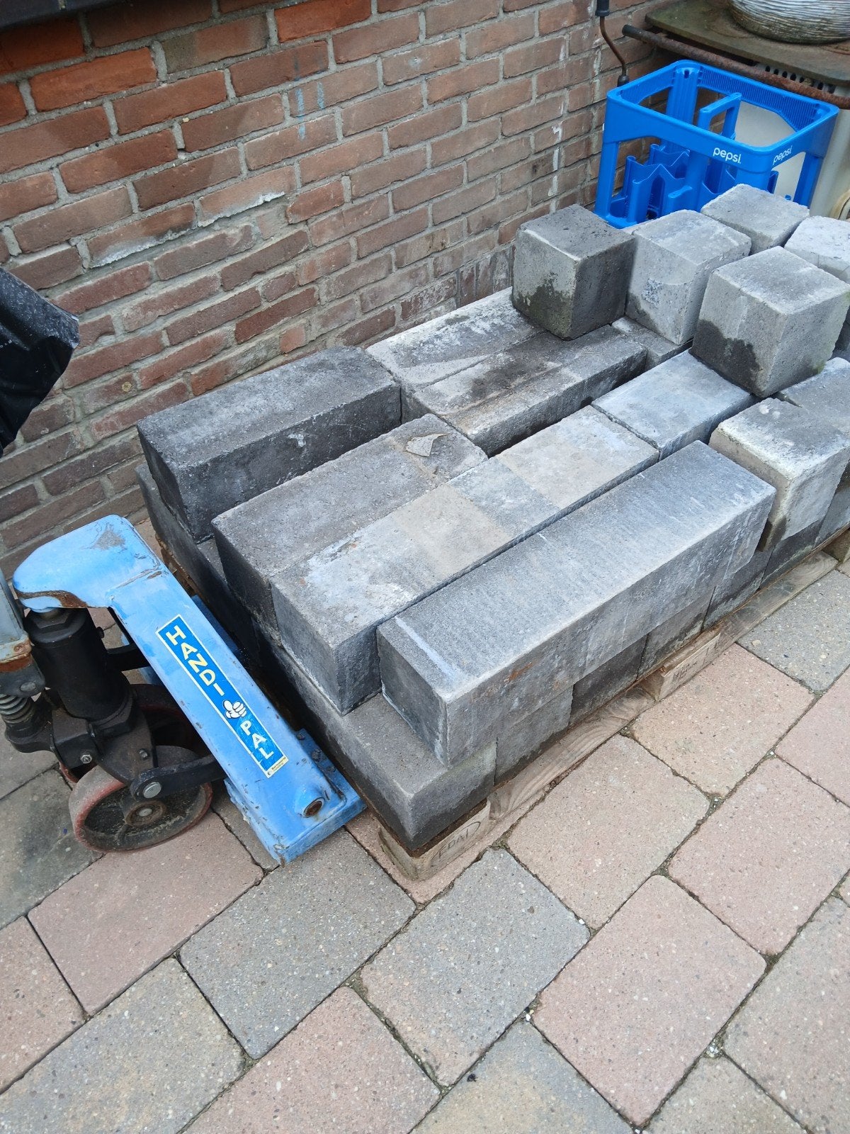 restant stapelblokken, Tuin en Terras, Ophalen, Overige typen, Nieuw, Minder dan 5 m²
