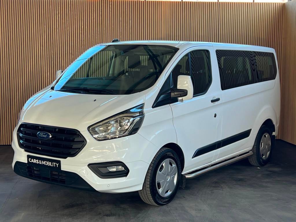 Ford Transit Custom 9-persoons – taxi klaar – direct inz, Voorwielaandrijving, Euro 6, Wit, Bedrijf