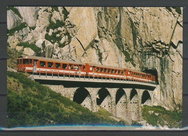 Locomotief Lok F. O. Bahn Foto-Ansichtkaart Trein t-143 jdu, Verzamelen, Ophalen of Verzenden, Zo goed als nieuw, Trein, Kaart of Prent