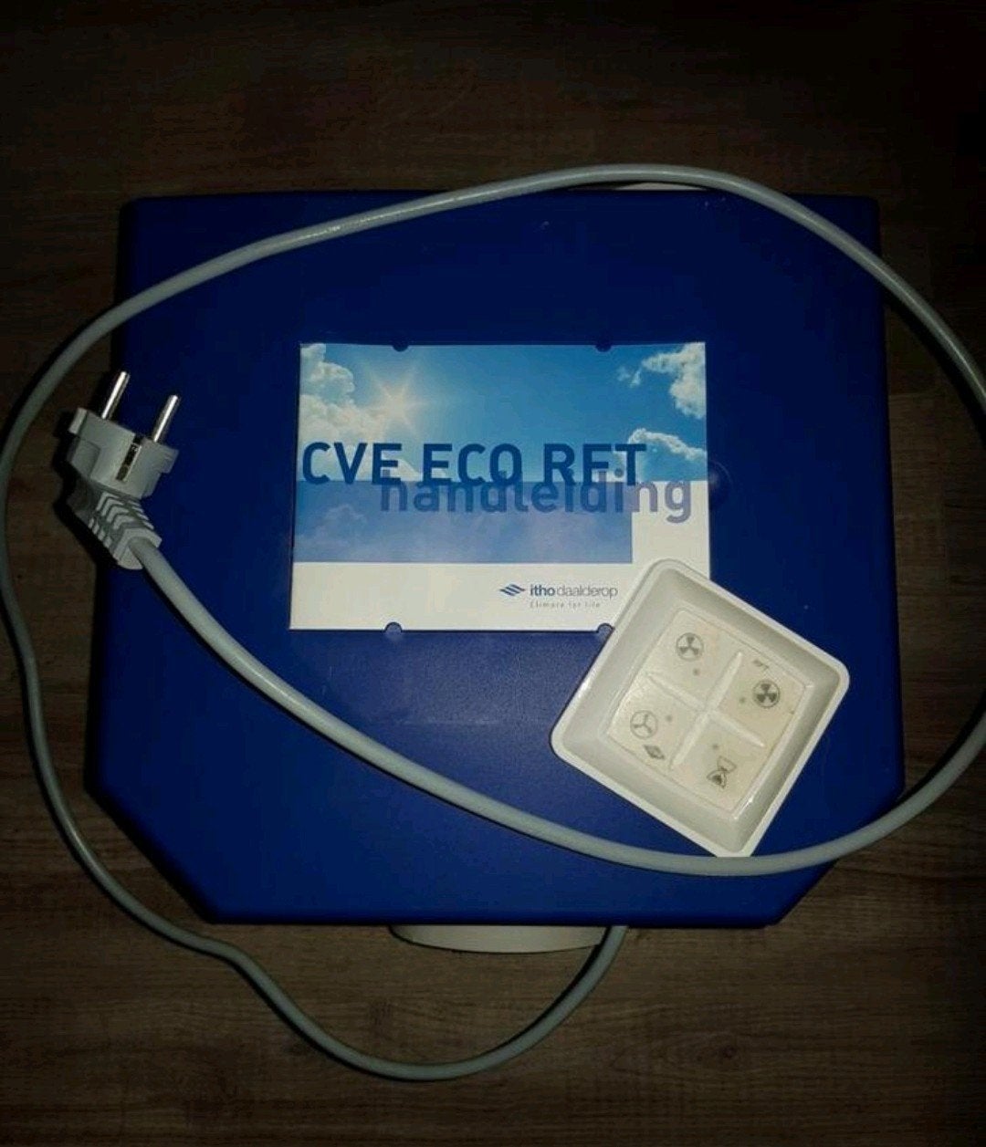 Gereviseerde Itho CVE ecofan RFT incl afstandsbediening, Doe-het-zelf en Verbouw, Ophalen of Verzenden, Zo goed als nieuw, Ventilator en Afzuiger