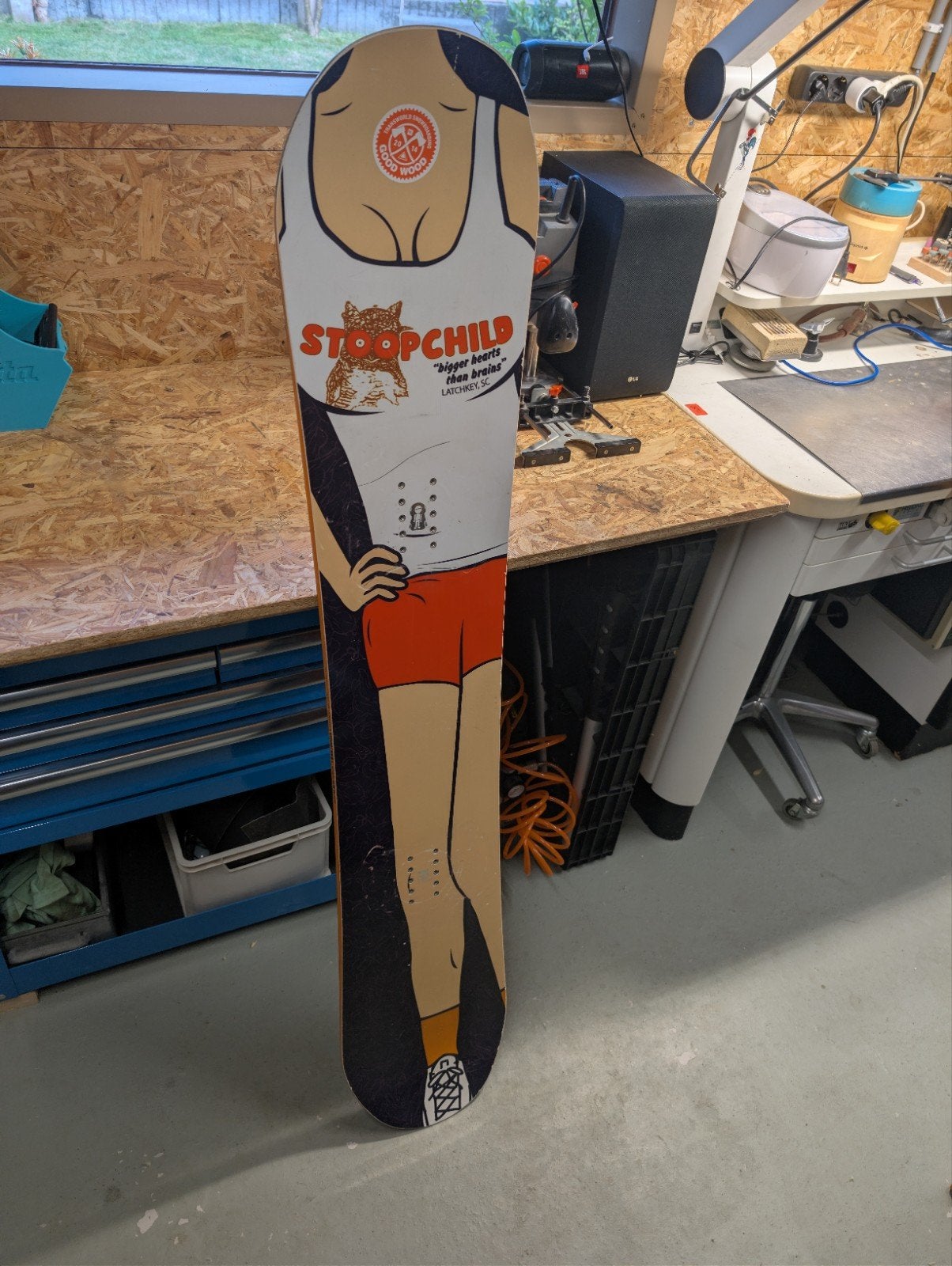 Stoopchild Latchkey Snowboard - 153 cm, Ophalen, Gebruikt, Board