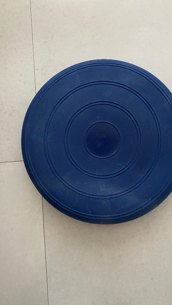 Blauw Balanskussen / Wiebelkussen - Gebruikt, Sport en Fitness, Ophalen of Verzenden, Gebruikt, Overige typen